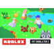 10373034 Roblox Pet Simulator X imagine comestibila din vafa 30x20cm